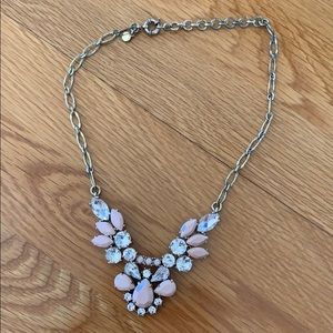 J. Crew statement necklace! Gold, nude, crystal